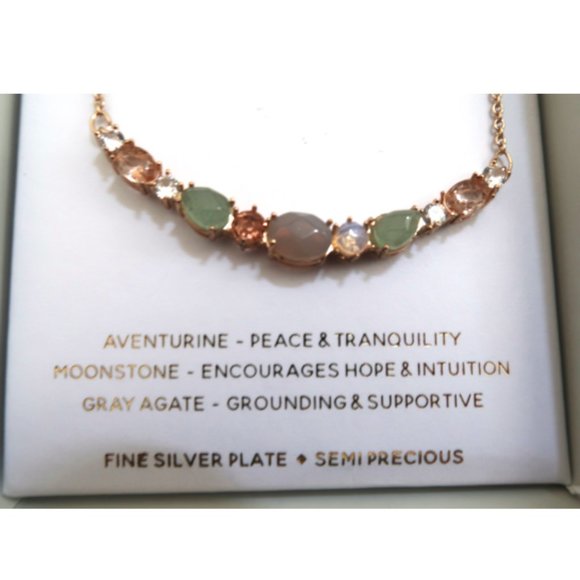 RHODE & CO Semi Precious gemstone chain necklace - Picture 6 of 7
